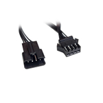 Вентилятор TESLA RGB120-DB SLAVE, 120мм, 1200rpm, PropConn, черный-белый/ARGB, 38CFM, 21дБ, антивибропрокладки, подключение только к master-вентилятору (TSL-120-DB-AS)