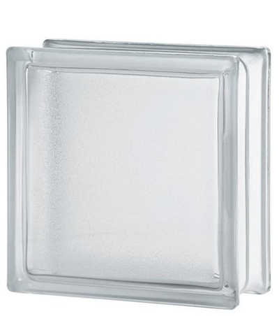 Стеклоблок бесцветный арктик  Vitrablok 19х19х8