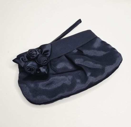 Сумочка вечерняя темно-синяя