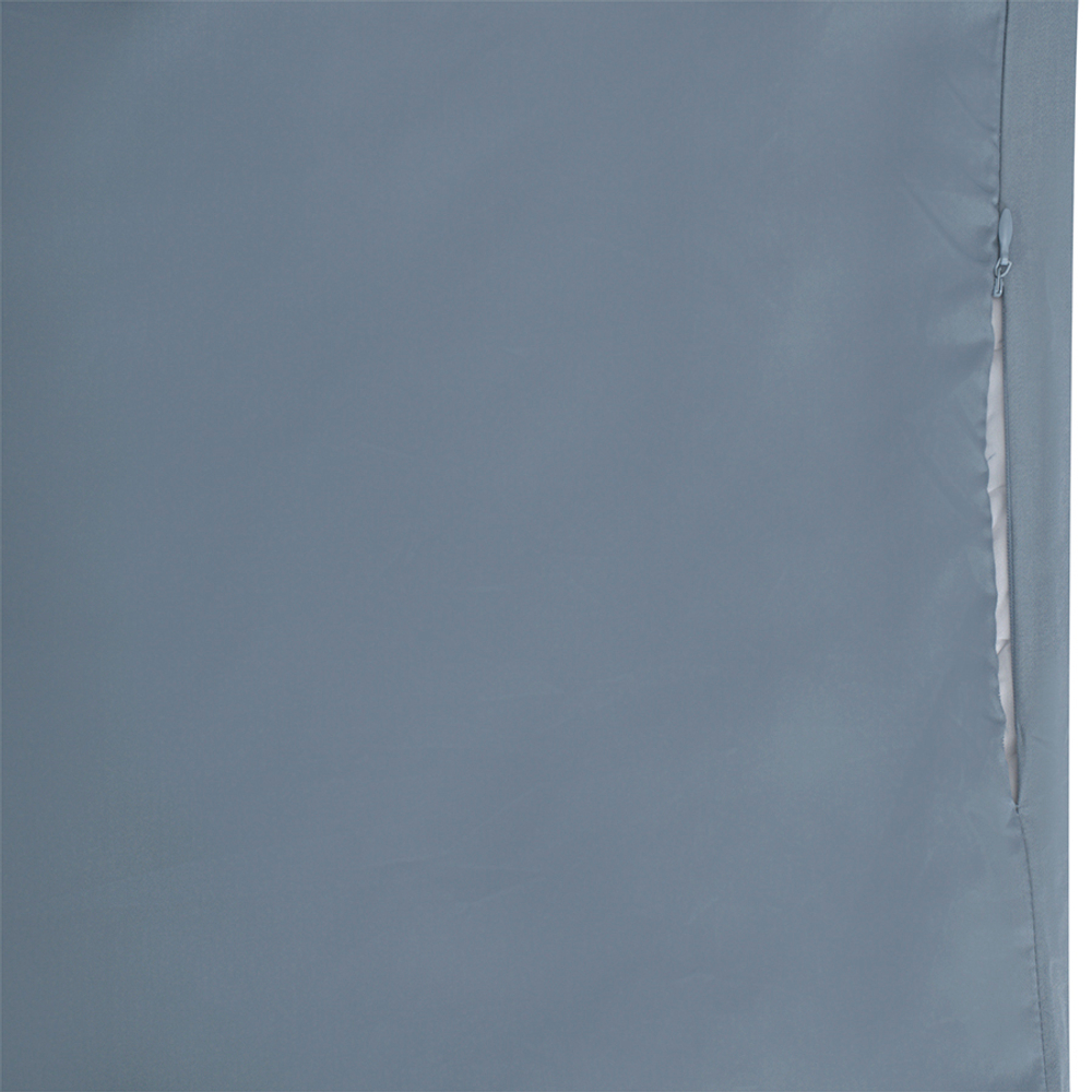 Комплект постельного белья из сатина джинсово-синего цвета с брашинг-эффектом из коллекции essential, 200х220 см