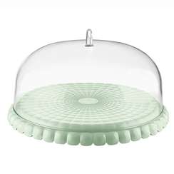 Подставка для торта с крышкой tiffany, D36 см, зеленая
