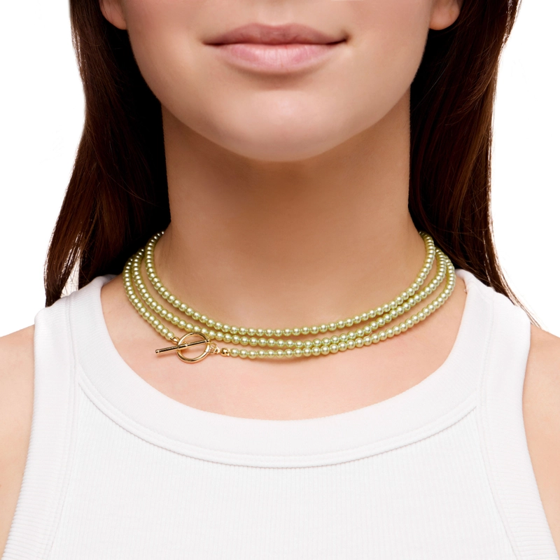 Колье Поздний Завтрак – Зеленое