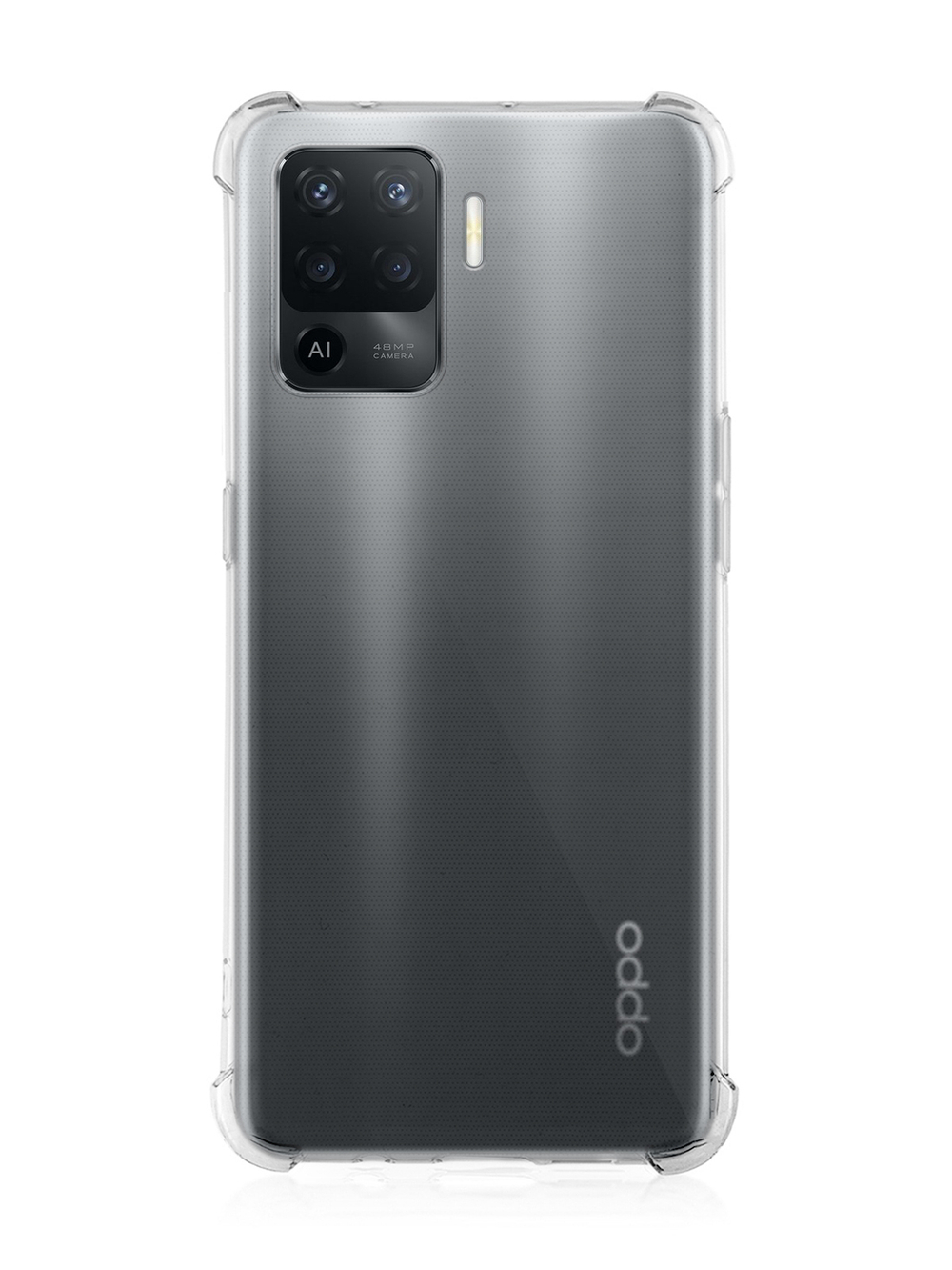 Чехол ROSCO для OPPO Reno5 Lite оптом (арт. OPPO-R5L-HARD-TPU-TRANSPARENT)