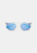 Спортивные очки 100% HUDSON - Jorge Martin SE Polished Clear - HiPER Blue Multilayer Mirror Lens