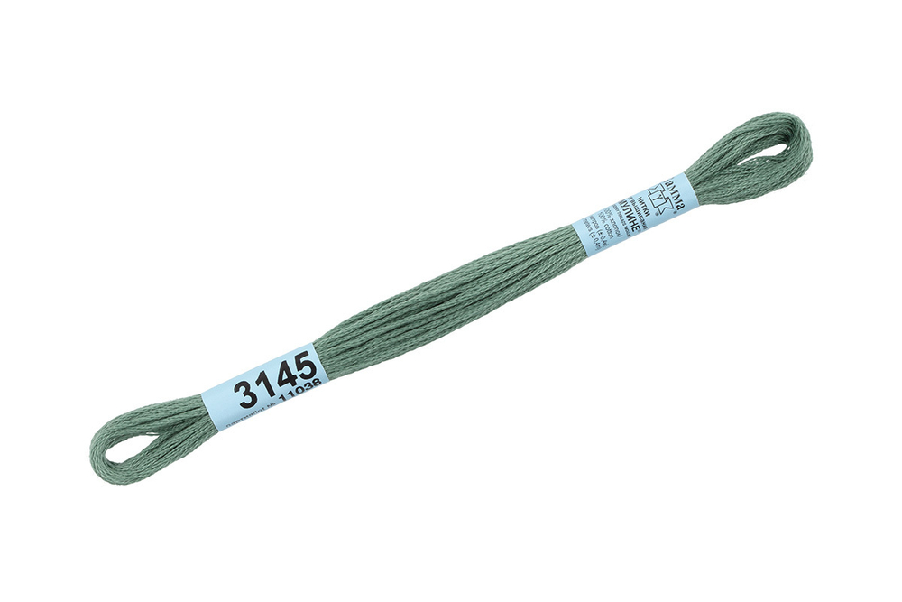 Мулине "Gamma", 100% хлопок , 8 м, №3145