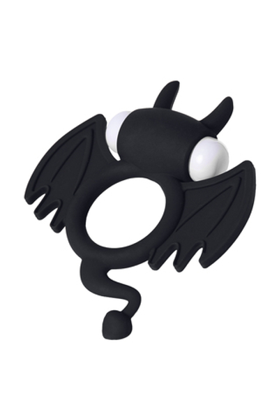 Эрекционное кольцо на пенис Cocky Devil чёрное 8,5 см