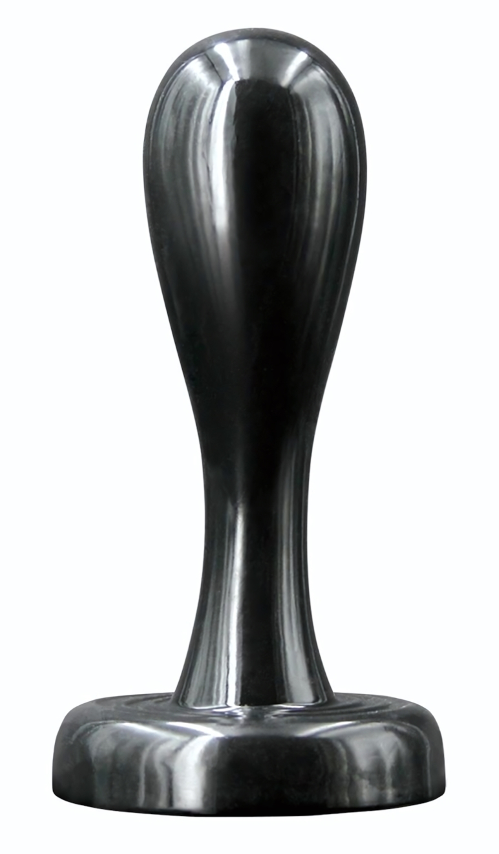 Черная анальная пробка Bowler Plug MD - 11 см. (Цвет: черный)