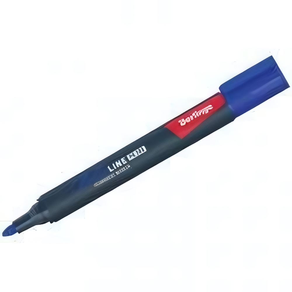 Маркер перм. 3мм. "Multiline PE300" синий, пулевидный (Berlingo)