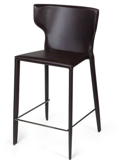 Стул полубарный Austin кожа цвет коричневый