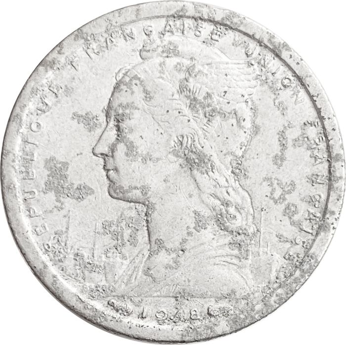 1 франков 1948 Французская Западная Африка