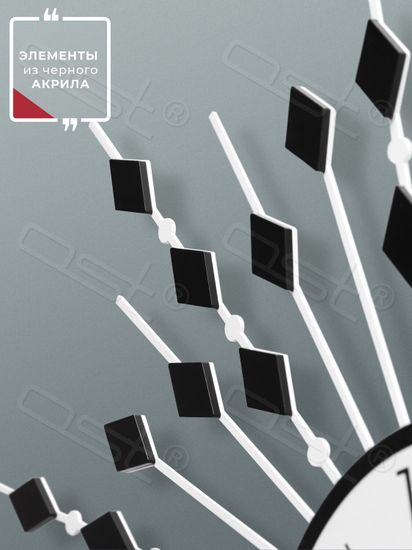 Настенные часы "White Aurora"