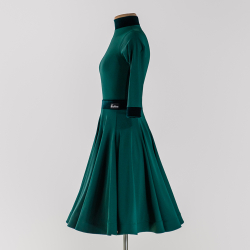 зеленое платье для танцев