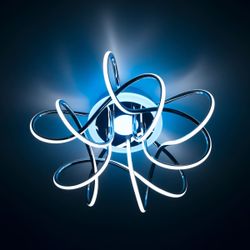 Citilux Джемини Смарт CL229A151E RGB Умная люстра Хром