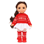 Кукла Ася зимняя сказка 26см. (Весна)