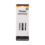 Набор полотен для электролобзика № 1 T101B/T111C/T119BO (3 шт./уп.) KRANZ