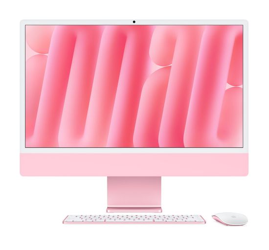 Моноблок Apple iMac 24 (2024) M4 16/256 ГБ Розовый (MWV43) 10C CPU / 10C GPU