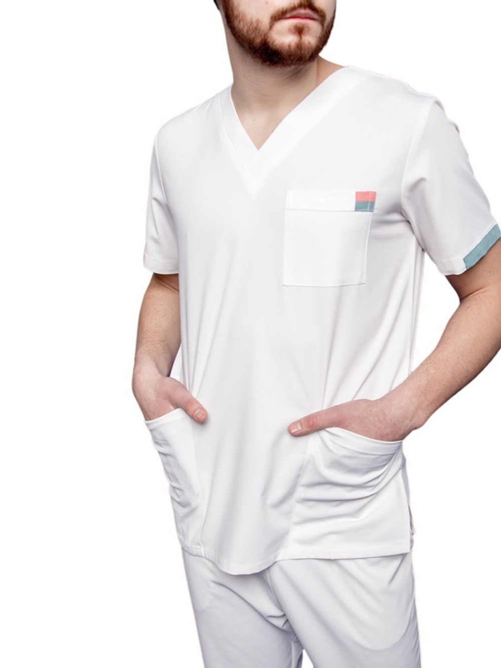 Туника медицинская мужская Pulse 258 Michigan, R148 нэви, S