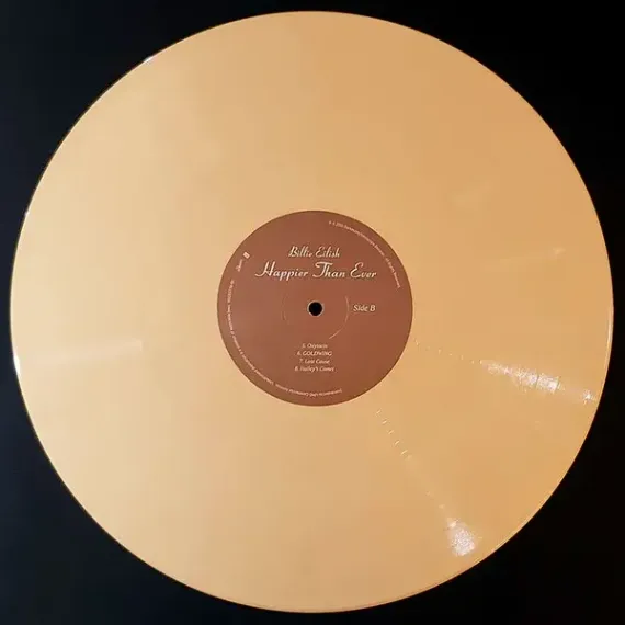 Billie Eilish - Happier Than Ever (Golden Yellow) LP