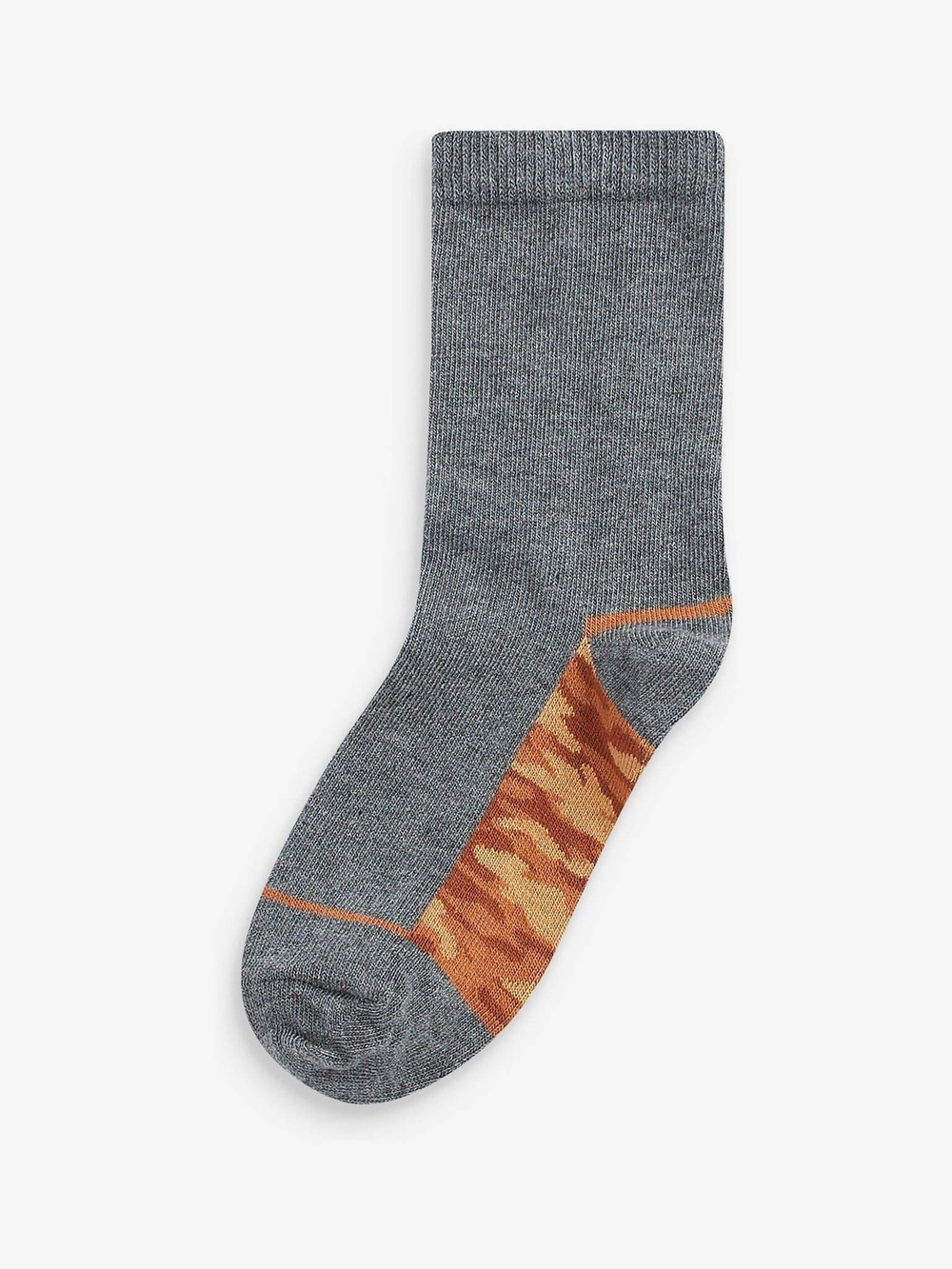 Носки хлопковые для мальчика Next 907-049, 7 шт., Серый