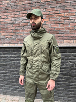 Тактический костюм горка с наколенниками и налокотниками олива