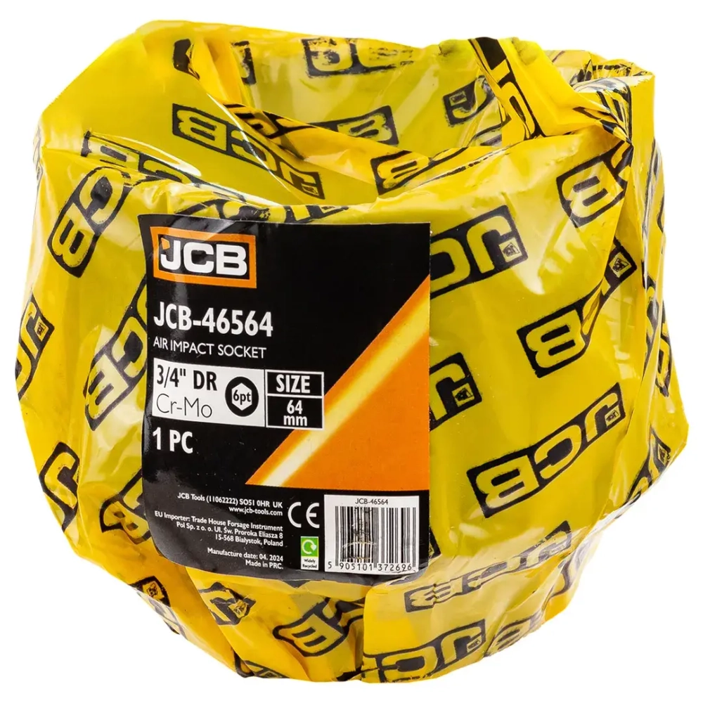 Головка ударная 64мм (6гр.), 3/4'' JCB JCB-46564