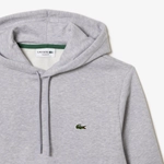 Худи Lacoste Fleece серое