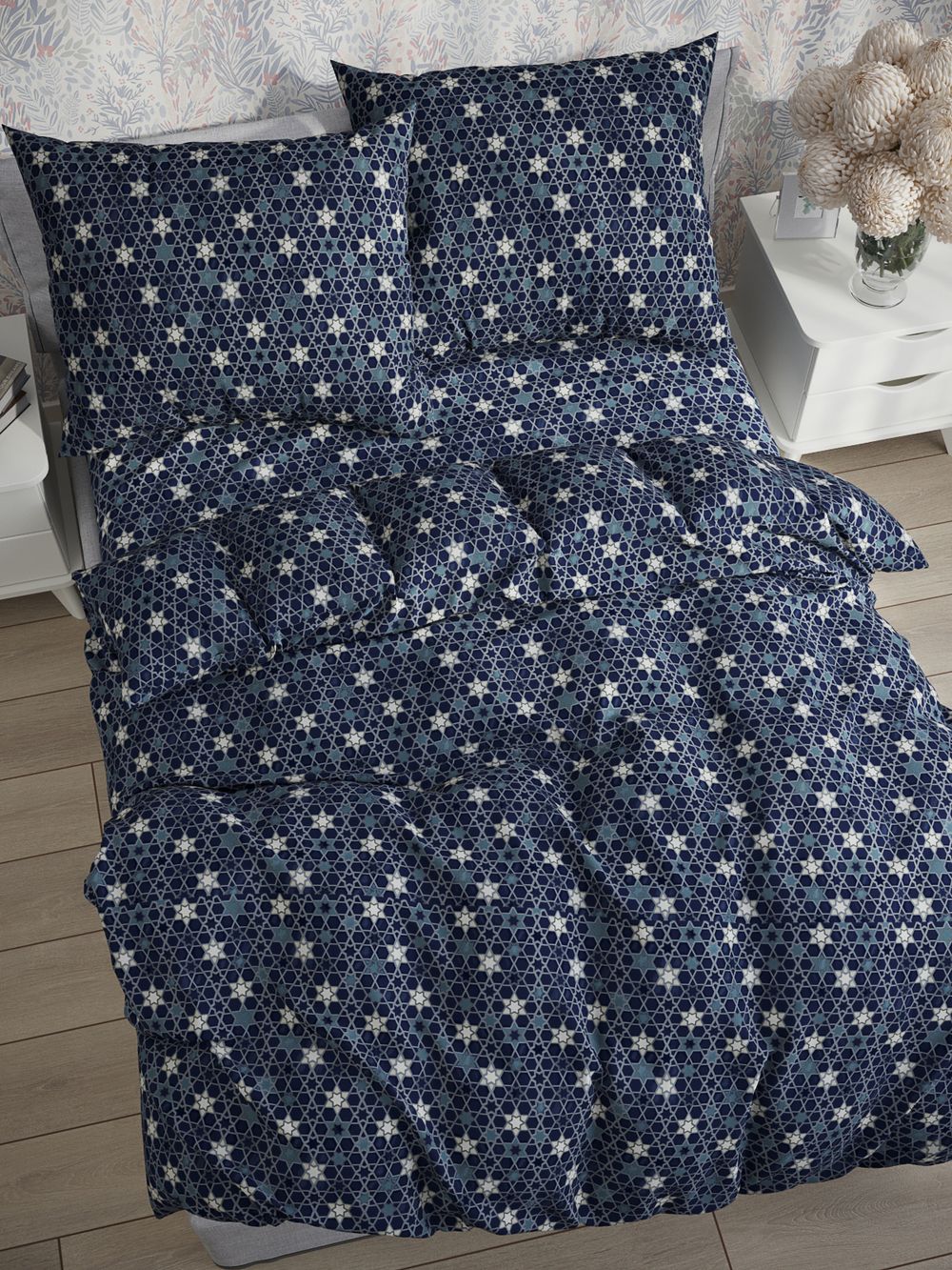 Наволочка комплект 2шт перкаль Сказка "Мозаика (компаньон)" 40x60 см на молнии