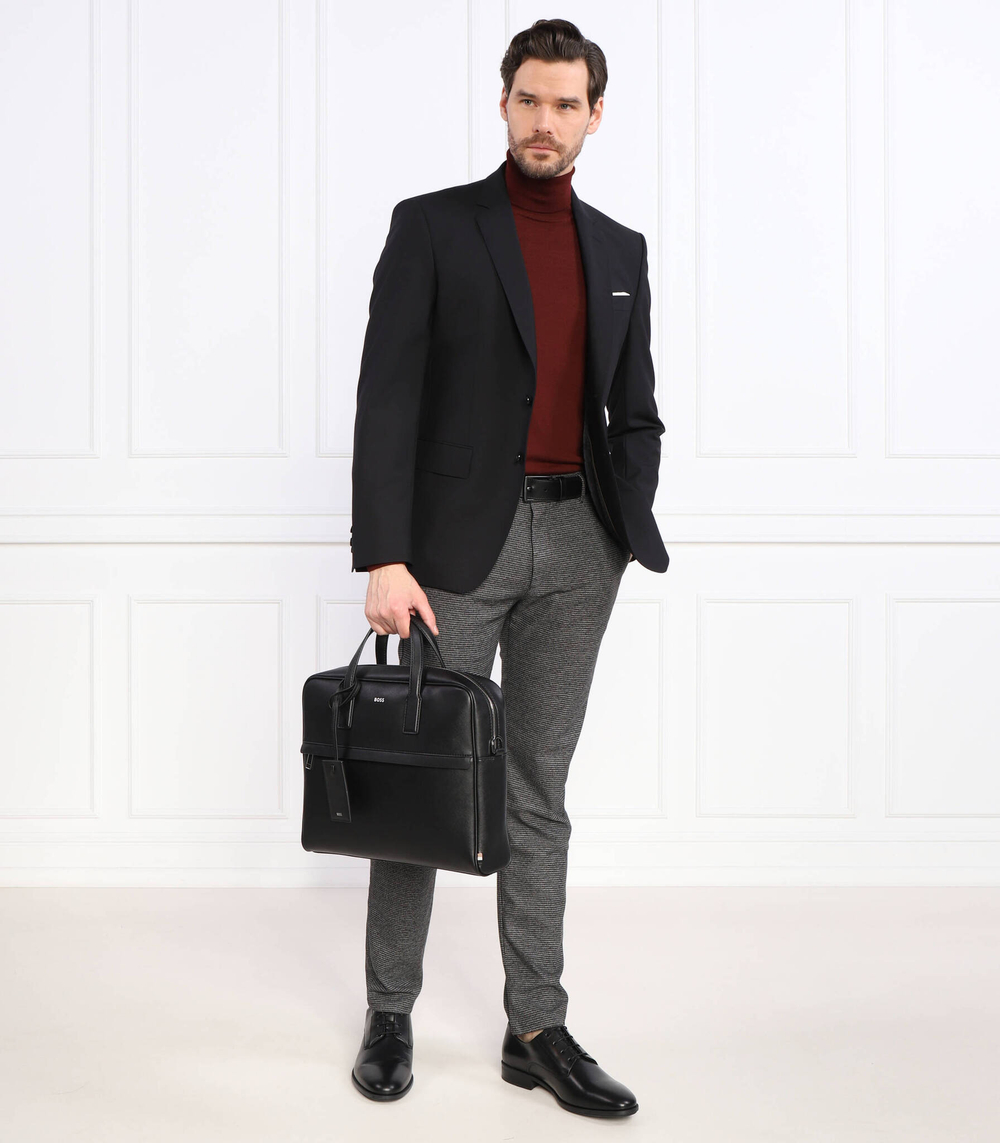 кожаная torba na lapтопa 15" zair_s BOSS BLACK - черный(50483563)