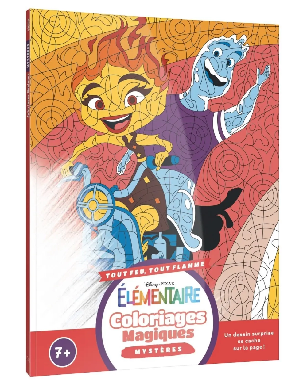 Hachette раскраска по номерам Disney Pixar - Coloriages Magiques - Mystères (7+) - ELEMENTAIRE