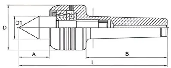 Центр вращающийся OCM КМ4 для станков с ЧПУ