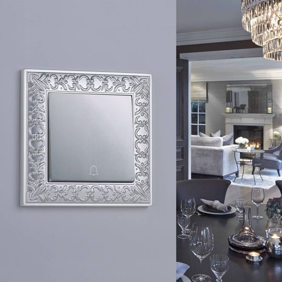 Кнопка звонка Werkel серебряный W1114506 4690389155956