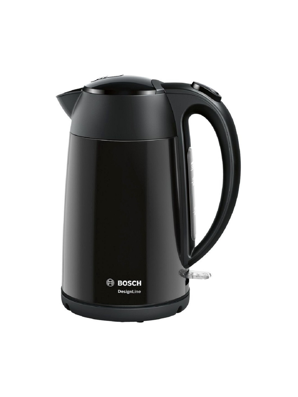 Чайник электрический Bosch TWK3P423 1.7л. 2400Вт черный (корпус: нержавеющая сталь)