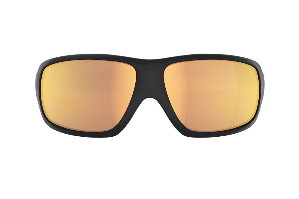 Спортивные очки LiP FLO / Matt Black - Mustard / PC Photochromic / ecLiPse™ Series ML Red Brown