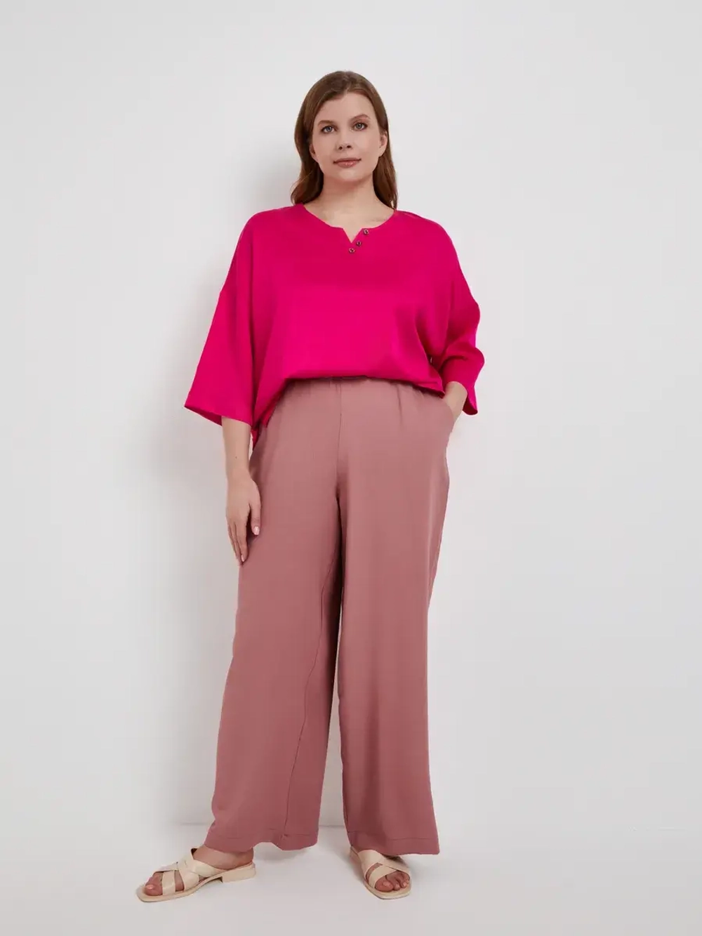 Брюки летние широкие