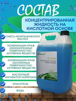 Средство для очистки конденсаторов 5 л BC-ACIDC от известковых отложений