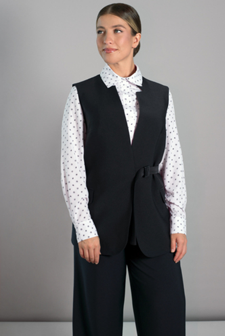 Жилет женский 4409зп, черный #70Ч064409зп