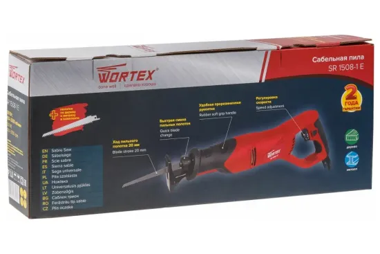 Пила сабельная "WORTEX" SR 1508-1 E