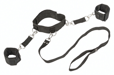 Ошейник с наручниками Bondage Collection Collar and Wristbands One Size 1058-01Lola