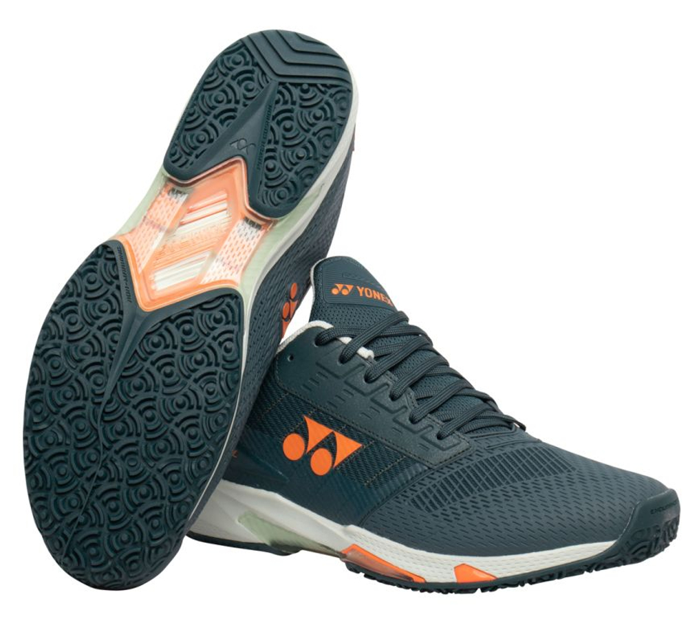 Мужские теннисные кроссовки Yonex Power Cushion AD-Accel Clay - teal green