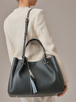 Кожаная сумка Vasilisa DBR 31210 мышиный