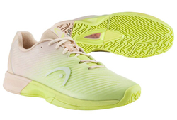 Женские теннисные кроссовки Head Revolt Pro 4.0 - macadamia/lime