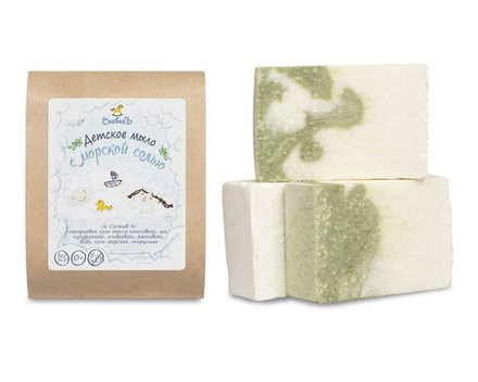 Детское мыло с морской солью, 100 г (2,18 б)