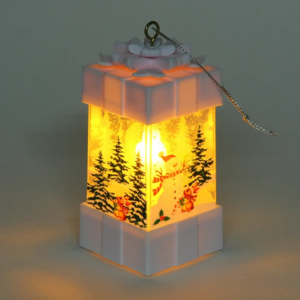 Сувенир с подсветкой «Сказочный подарок» 5,3*10,5 см, Белый