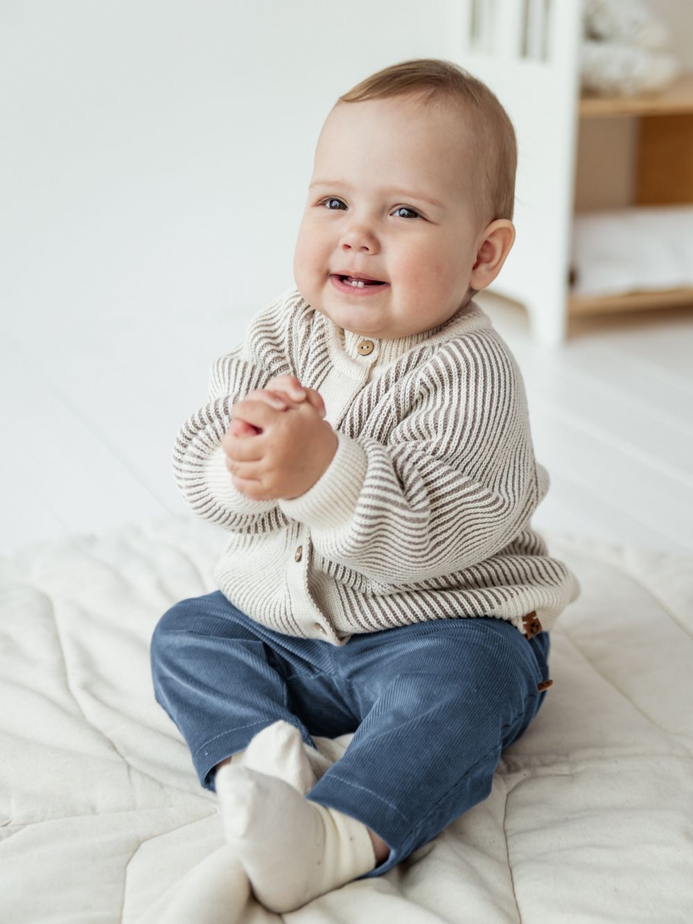 Брюки вельветовые "Деним" 0+