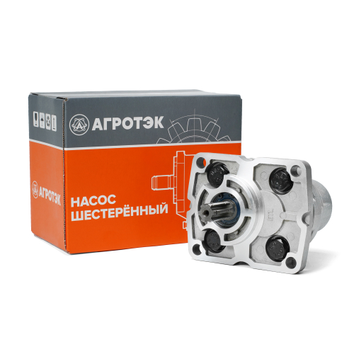 Насос шестерённый, левый, 6-и шлицевой вал (ан. НШ-10У-3Л, GP 2BM 10L-A101A)