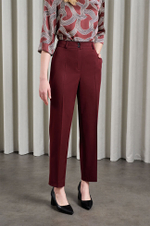 3993 Брюки женские (бордовый)