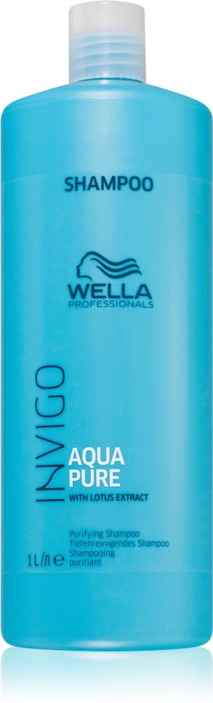 Wella Professionals шампунь для глубокого очищения Invigo Aqua Pure