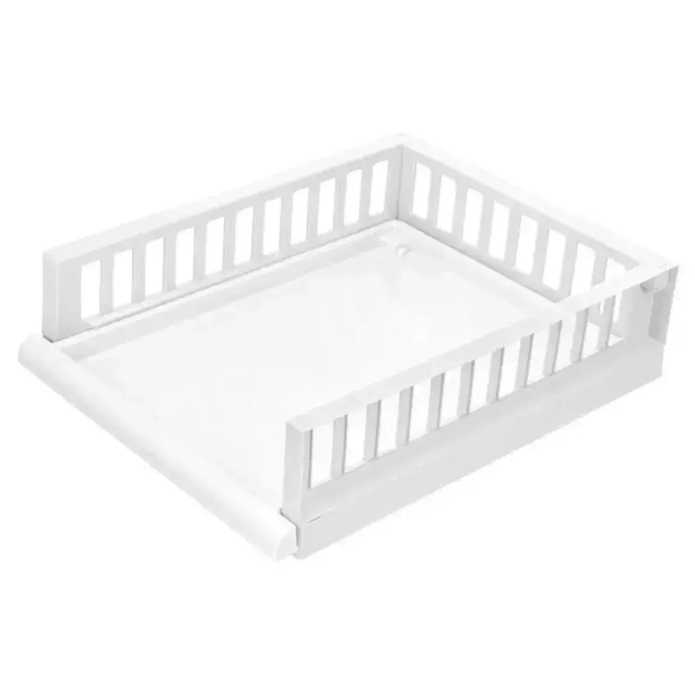 Органайзер с выдвижной полкой на роликах smart M 450х115 мм Белый