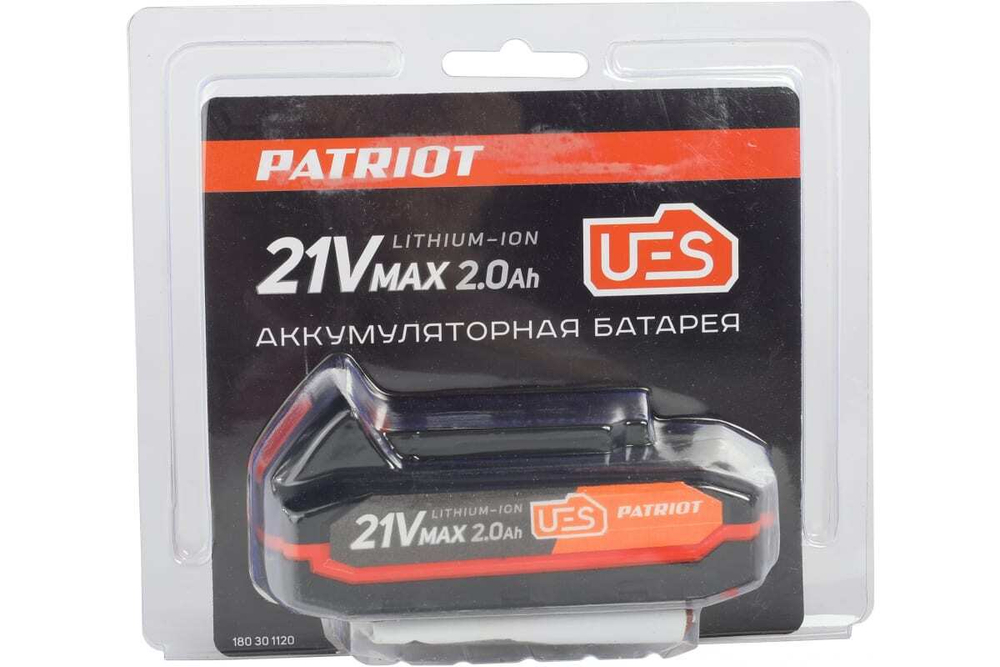 Аккумулятор BR 21VMax Pro UES (21 В; 2 А*ч; Li-ion) PATRIOT 180301120