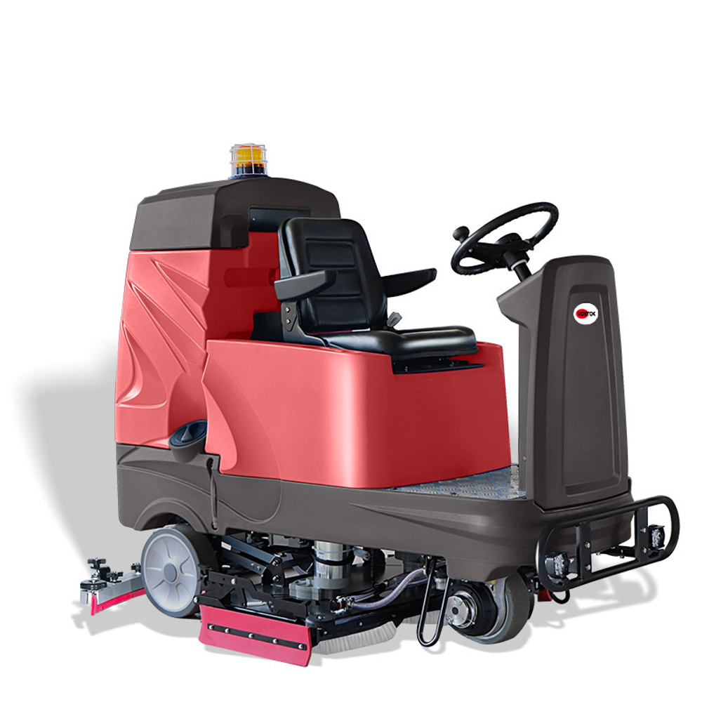 Аккумуляторная поломоечная машина с местом оператора Vostok BR200 (с литиевой АКБ 200 Ач) - 2х щетки